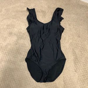 XS Black One Piece Swimsuit